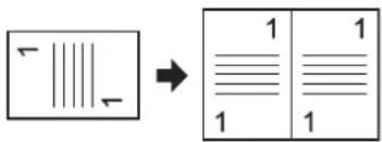 OKI MPS4700 - Meerdere kopieën op één vel papier maken (Herhalen) - 1