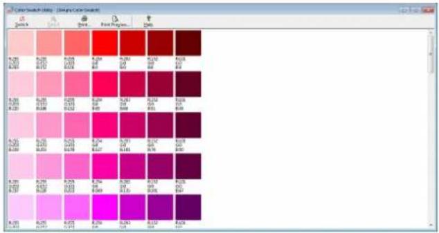 OKI C822dn - Kleur instellen met Color Swatch Utility - 1