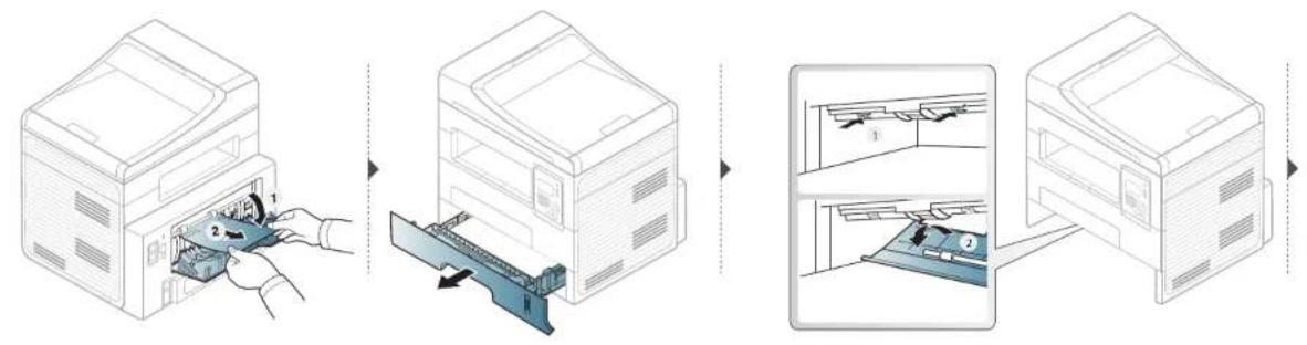 SAMSUNG SCX-4705ND - Papierstoringen verhelpen - 1