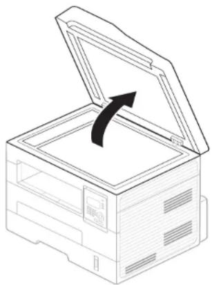 SAMSUNG SCX-4705ND - Op de glasplaat van de scanner - 1