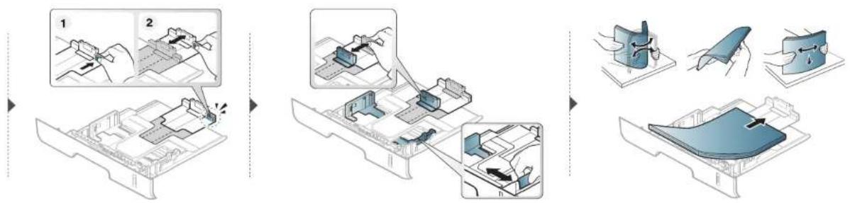 SAMSUNG SCX-4705ND - Papier in de lade plaatsen - 2