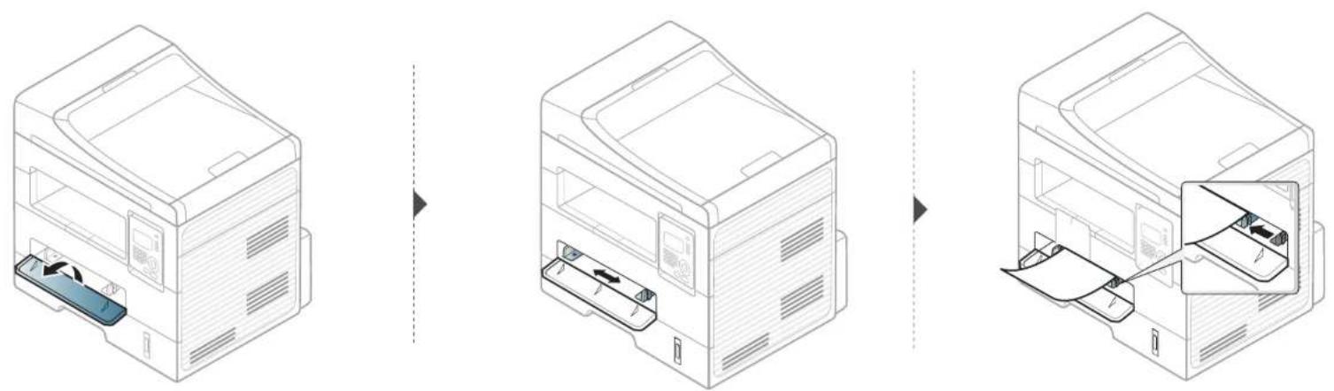 SAMSUNG SCX-4705ND - Afdrukmateriaal en lade - 1