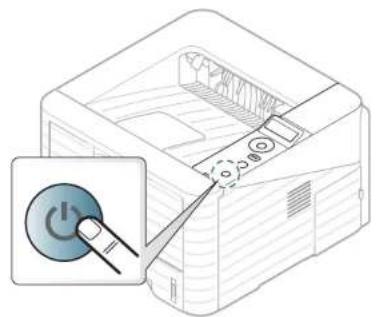 SAMSUNG ML-3310 - Het apparaat inschakelen - 2