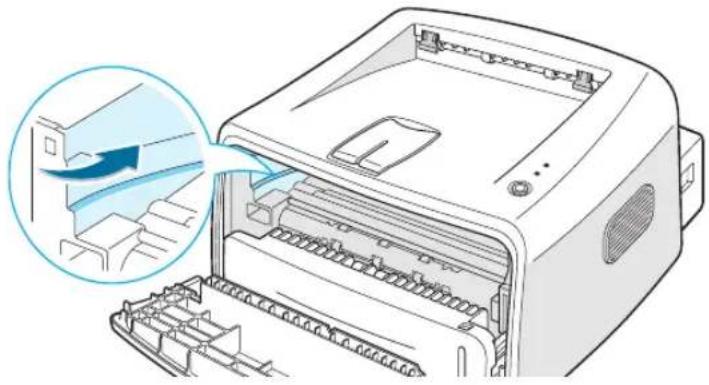 SAMSUNG ML-1750 - Tonercassette plaatsen - 4