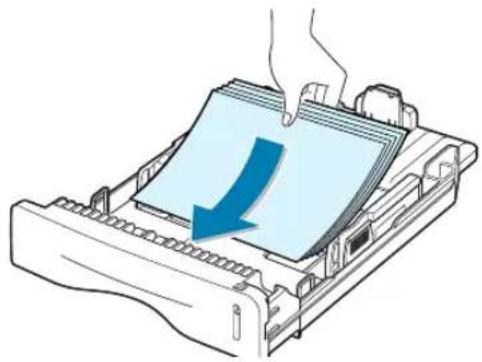 SAMSUNG ML-1750 - Tips om te voorkomen dat papier vastloopt bij het afdrukken op A5-papier. - 1