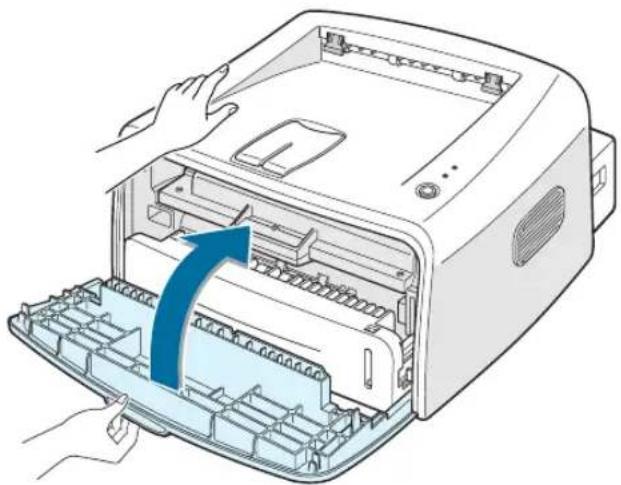 SAMSUNG ML-1750 - Tonercassette plaatsen - 6
