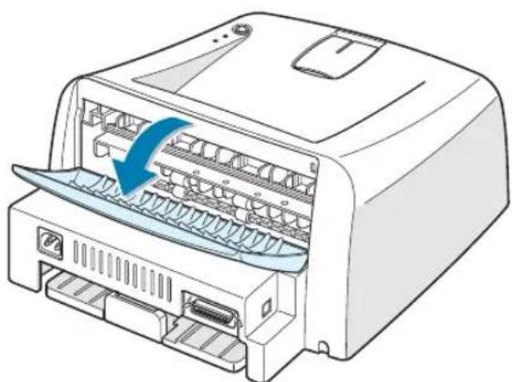 SAMSUNG ML-1750 - Achteruitvoer openen: - 1