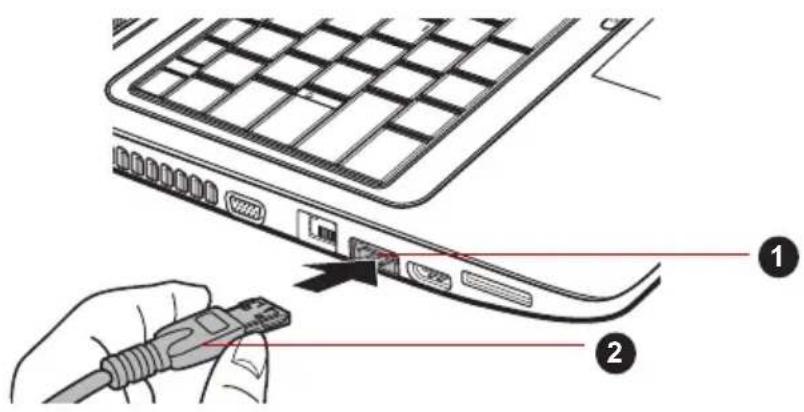 TOSHIBA Satellite L675D - Een eSATA-apparaat aansluiten - 2