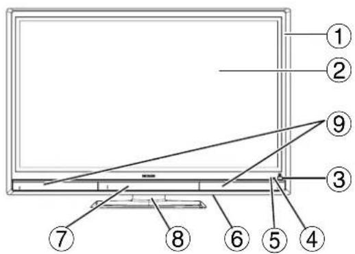 HITACHI P50XR01 - Voorpaneel - 1