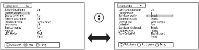 HITACHI P50XR01 - Menu Confi guratie - 1