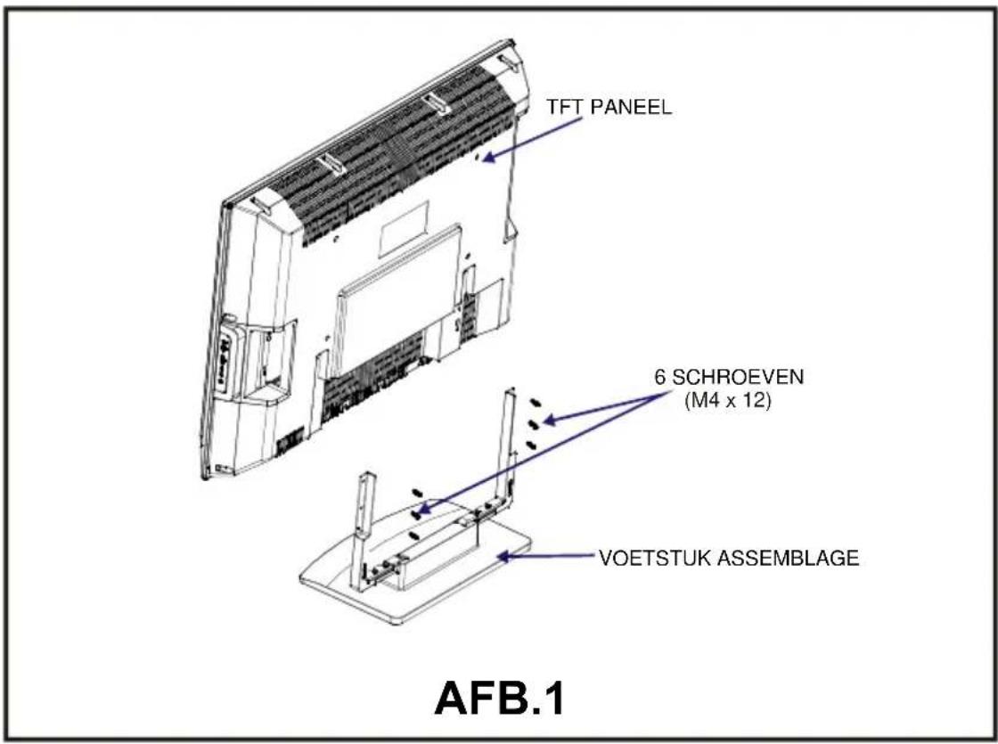 HITACHI L32H01 - De TFT TV aan de muur monteren - 1