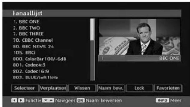 HITACHI L22DP04E - De naam van zenders wijzigen - 1
