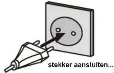 HITACHI L22DP04E - Verbind de TV-stekker met het stopcontact - 2
