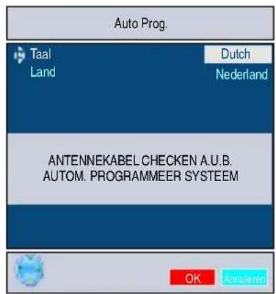 HITACHI 26LD6R10 - A.P.S. (Automatisch Programmeersysteem) starten - 1