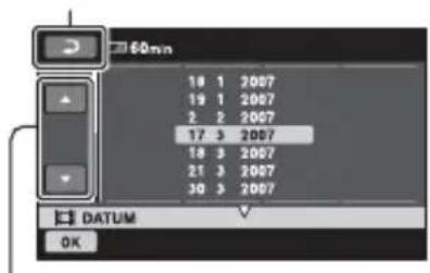 SONY DCR-SR33 - Weergavezoom gebruiken Gewenste beelden zoeken op datum (Datumindex) - 3