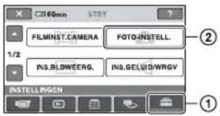 SONY DCR-SR33 - (Items voor het opnemen van stilstaande beelden) - 1