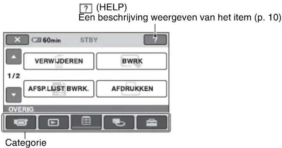 SONY DCR-SR33 - - Profiteren van twee menutypen - 1