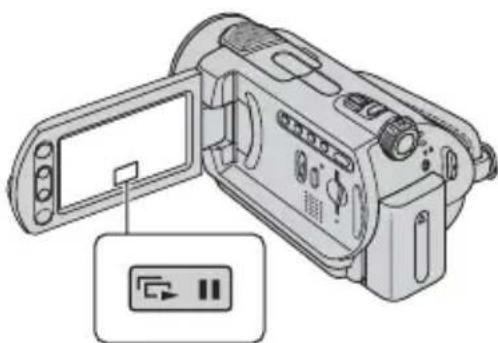 SONY DCR-SR33 - Een reeks stilstaande beelden afspelen (Diavoorstelling) - 1