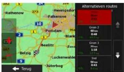 Rathenow 273 Hennigsdor Falkensee 10 Potsdam 96a Blank Beelitz Zoss Luckenwalde Jüterbog Gron 2 68 km 0.48 Gron 3 79 km 1.18 Snol 56 km 0.43 Alternatieven routes 2 107 44 9 Terug