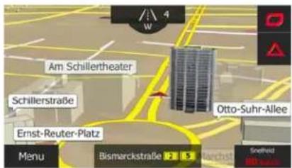SUZUKI SX4 S-Cross INT-SUSX4F - Navigeren op de kaart - 5