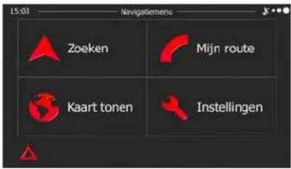 15:03 Navigatemen Zoeken Mijn route Kaart tonen Instellingen