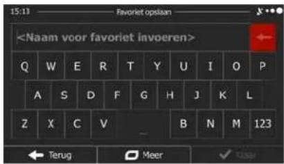 SUZUKI SX4 S-Cross INT-SUSX4F - Een locatie als favoriete bestemming opslaan - 4