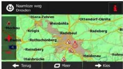 Naamloze weg Dresden Diera-Zehren Weinbühla Ottendorf-Ökrilla Mochau Krögis Radebsul Radeberg Bi R. Schwein Rothschönberg Reinsberg Heidenau Hohns Halsbrücke Terug Meer Kies