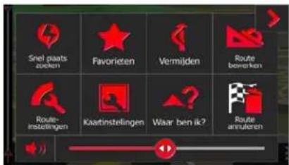 Snel plaats zullen Favorieten Vermilden Route bemarken Route-instellingen Kaartinstellingen Waar ben ik? Route annuleren