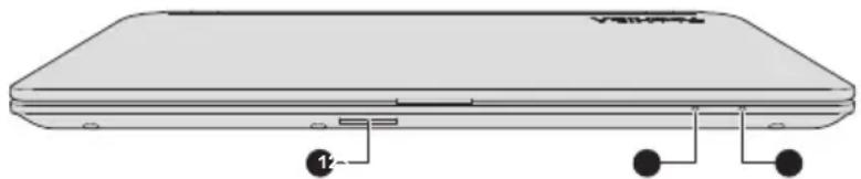 TOSHIBA Satellite C50DT-B - Voorkant met gesloten beeldscherm - 1