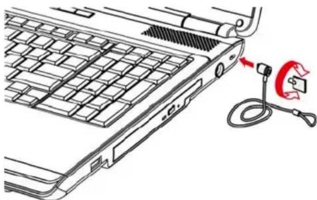TOSHIBA Equium L350D - Beveiligingsslot - 1