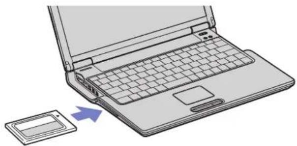 SONY PCG-TR1 - Een Memory Stick™ plaatsen - 1
