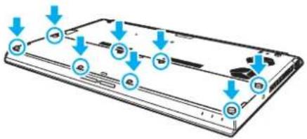 SONY Vaio VPC-Z2 - De batterij verwijderen - 1