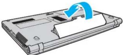 SONY Vaio VPC-F11M1E - De batterij plaatsen/verwijderen - 3