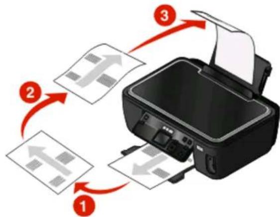 LEXMARK Intuition S550 - Handmatig dubbelzijdige kopieën maken - 1