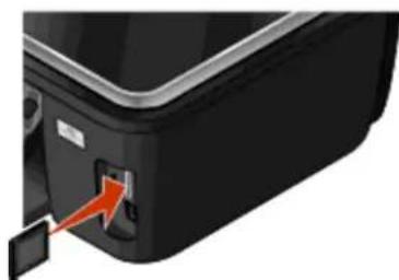 LEXMARK Intuition S550 - Geheugenkaart of flashstation gebruiken met de printer - 1