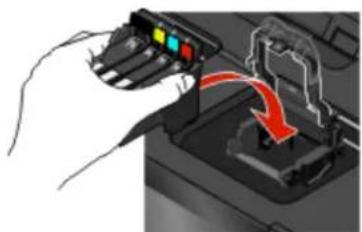 LEXMARK Intuition S550 - VERWIJDER DE PRINTERKOP EN PLAATS DE PRINTERKOP TERUG IN DE PRINTER - 4