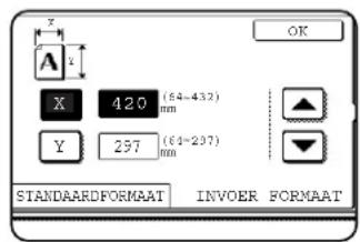 SHARP AR-M451N - Tip op de [AB/INCH] toets en tip vervolgens de gewenste origineelformaat toets als u een INCH-formaat wilt selecteren. - 2