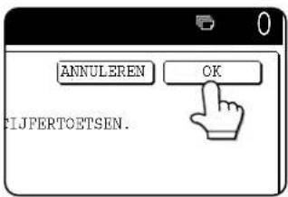 SHARP AR-M451N - 13Tip op de [OK] toets. - 1