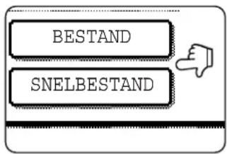 SHARP AR-M351N - Tip, indien nodig, op de [BESTAND] toets of de [SNELBESTAND] toets. - 1