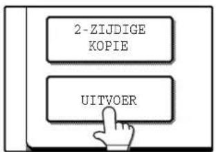 SHARP AR-M276 - Tip op de [UITVOER] toets. - 1