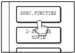 SHARP AR-M276 - Tip de [SPECIALE FUNCTIES] toets aan. - 1