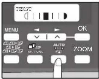 TEKST MENU OK SP. FUNC AUTO ZOOM