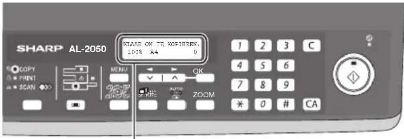 SHARP AL-2050 XILAR OK TO XOFIB3RN. 100% A4 0 1 2 3 C 4 5 6 7 8 9 ZOOM * 0 # CA