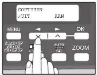 SORTEREN ✓UIT AAN MENU OK 240167 240168 240169 SPRING AUTO ZOOM