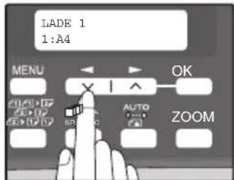 LADE 1 1:A4 MENU OK AUTO ZOOM