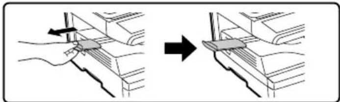 SHARP AL-2050 - Verlengstuk papier uitvoerlade - 1