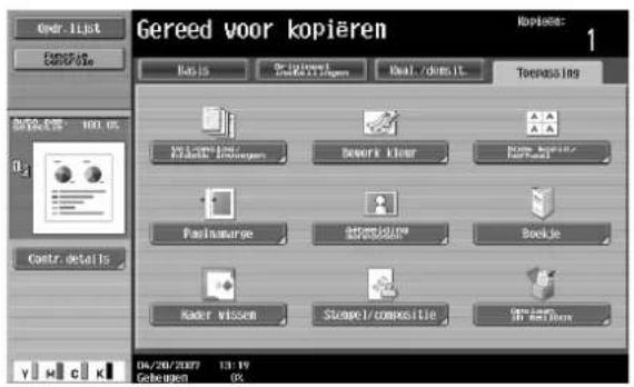 Océ CS231 - Boekjes kopiëren (functie "Boekje origineel") - 5