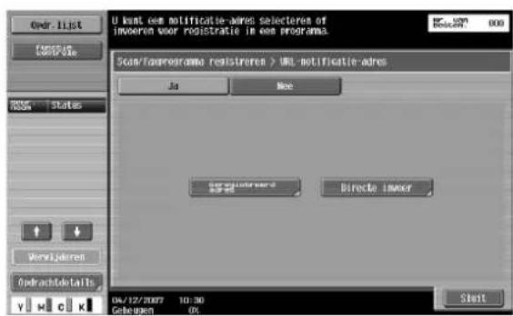 Océ CS231 - Scan/faxprogramma's registreren - 8