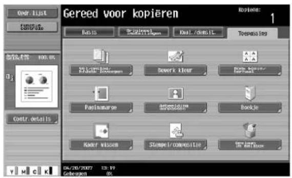 Océ CS231 - Het gescande document opslaan in een gebruikersbox (functie "Opslaan in mailbox") - 1