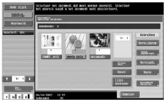 Océ CS231 - De documentnaam wijzigen - 2